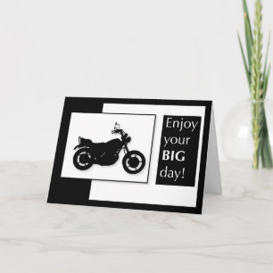 Carte Anniversaire de la moto