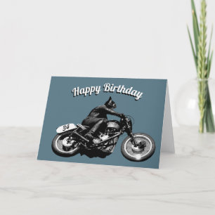 Carte Anniversaire de la moto