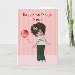 Carte Anniversaire de la nièce