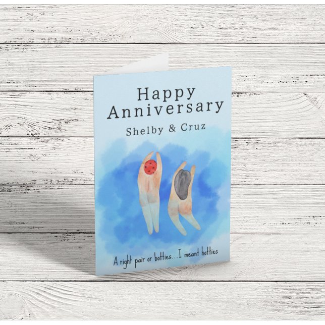 Carte Anniversaire de la paire parfaite (Créateur téléchargé)