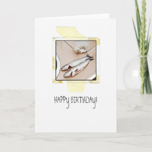 Carte Anniversaire de la pêche
