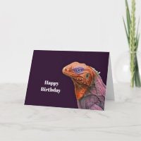 Anniversaire de la photo Iguana Orange
