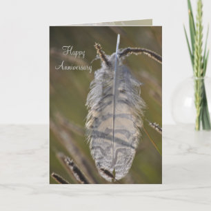 Carte Anniversaire de la plume d'esprit
