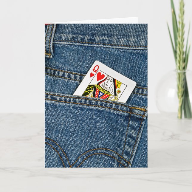Carte Anniversaire de la Reine des Coeurs (Devant)