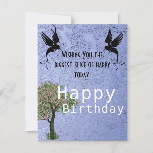 Carte Anniversaire de l'amant (Devant)