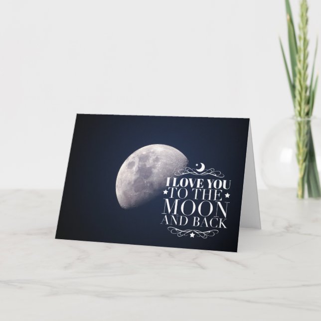 Carte Anniversaire de l'amour céleste (Devant)