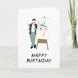 Carte Anniversaire de l'artiste