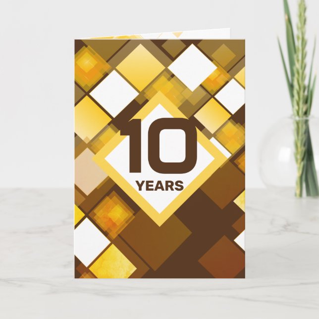 Carte Anniversaire de l'employé de la techno rétro (Devant)