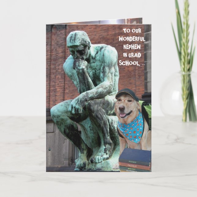 Carte Anniversaire de l'étudiant de niveau collégial/sup (Devant)