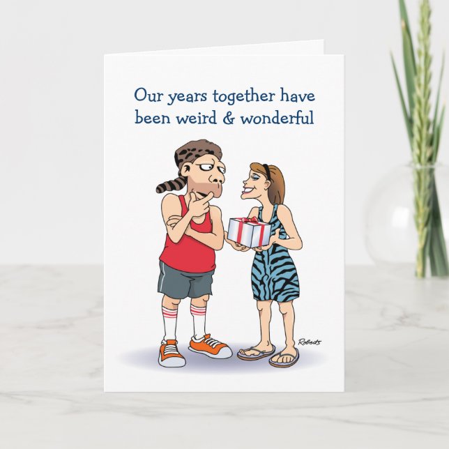 Carte Anniversaire de "l'opposition attire" (Devant)
