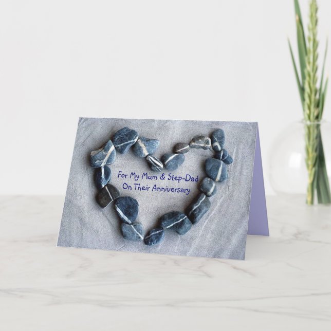 Carte anniversaire de maman et step papa (Devant)