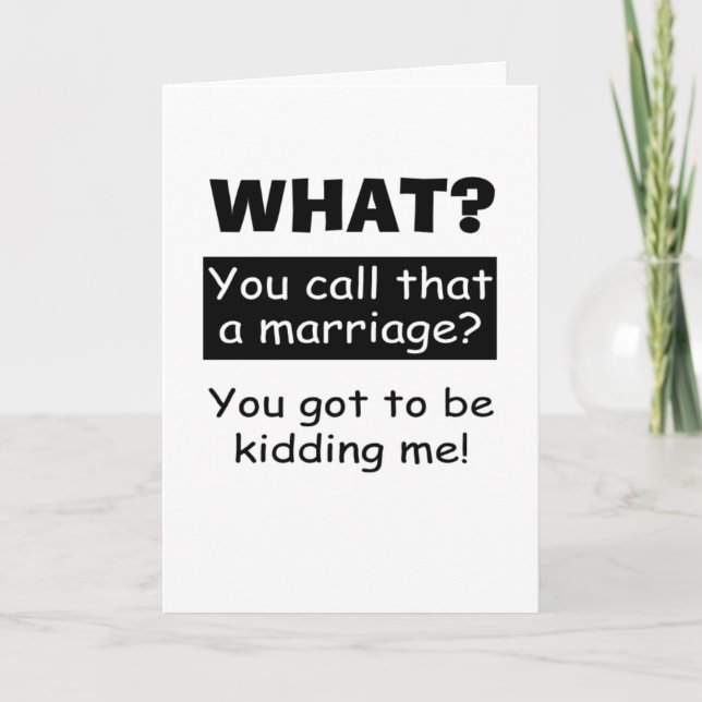 Carte anniversaire de mariage heureux (Devant)