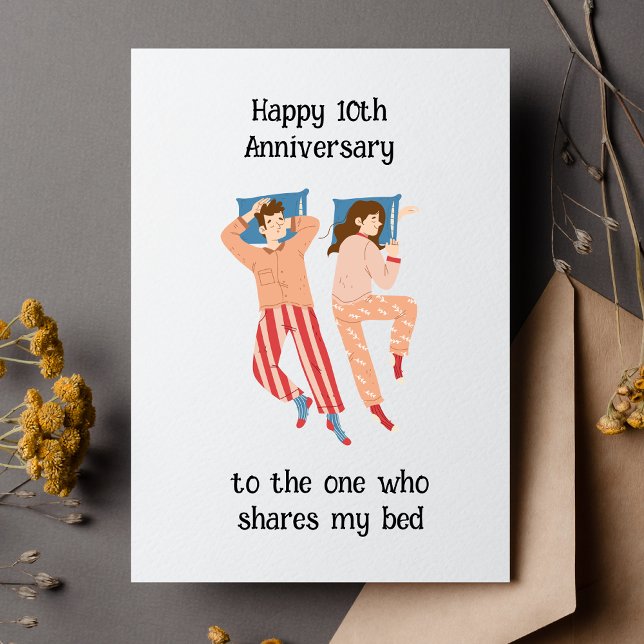 Carte Anniversaire de mariage personnalisé Je t'aime (Créateur téléchargé)