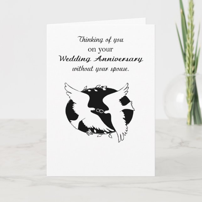 Carte Anniversaire de mariage sans souvenirs avec son co (Devant)