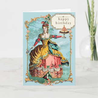 Carte Anniversaire de Marie Antoinette