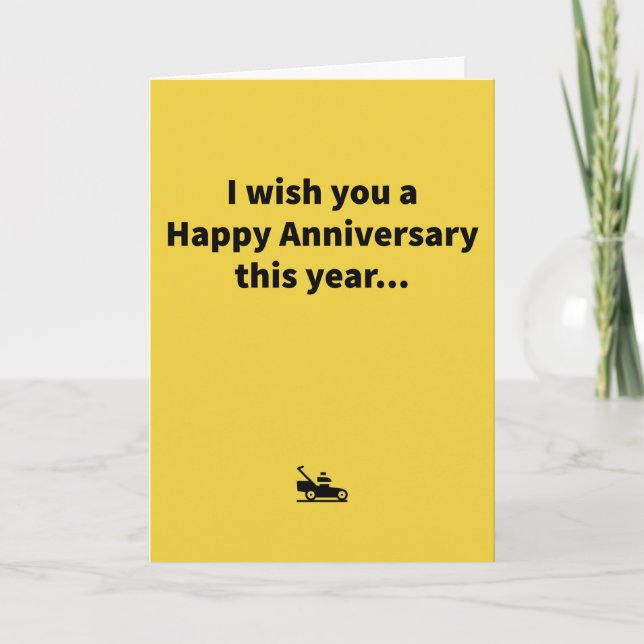 Carte Anniversaire de Mini Mower (Devant)