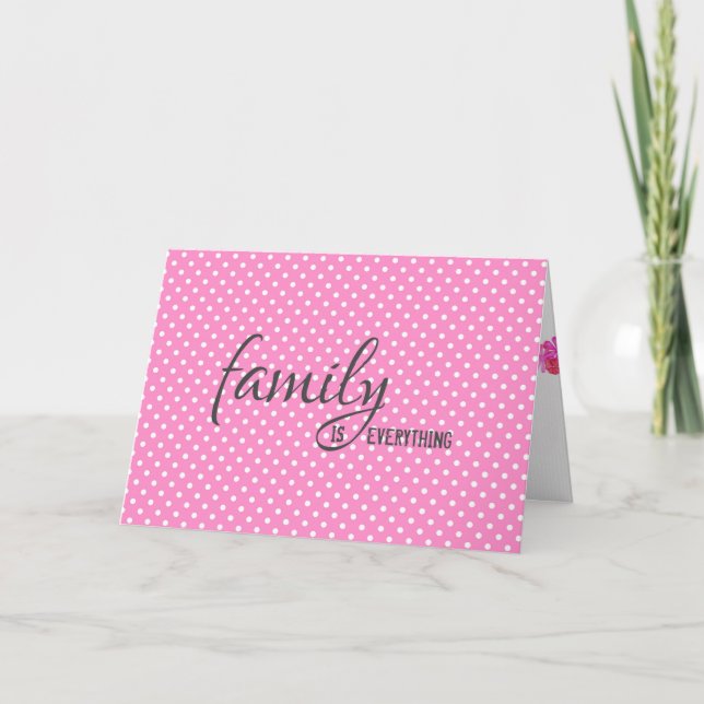 Carte anniversaire de naissance de la belle-fille polka  (Devant)