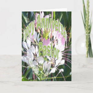 Carte Anniversaire de pasteur