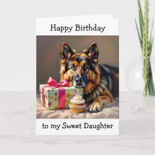 Carte Anniversaire de Paw-some pour soeur   Berger Allem