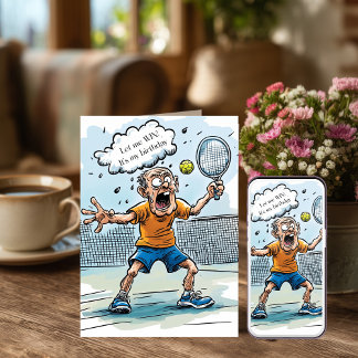 Carte Anniversaire de Pickleball Drôle