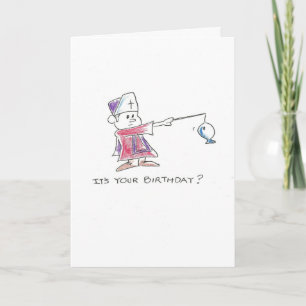 Carte Anniversaire de poissons d'évêque