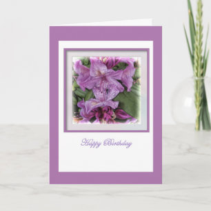 Carte Anniversaire de Purple Lilac