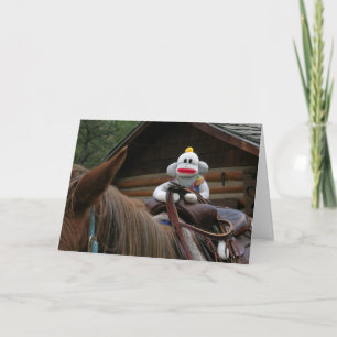 Carte Anniversaire de singe de traînée