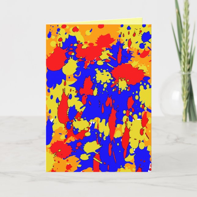 Carte Anniversaire de Splatz (Devant)