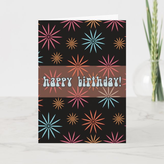 Carte Anniversaire de Starburst (Devant)