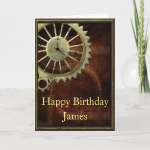 Carte Anniversaire de Steampunk