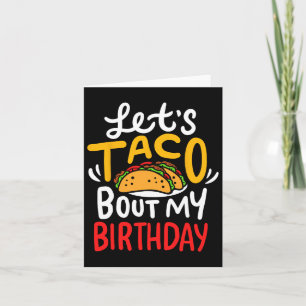 Carte Anniversaire de Taco Cinco De Mayo