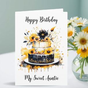 Carte Anniversaire de tante   Sentimental personnalisé