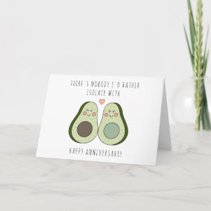 Carte Anniversaire de verrouillage - Isolement Avo