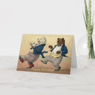 Carte Anniversaire de vieux amis fous