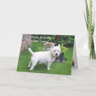 Carte Anniversaire de Woofy au cher ami