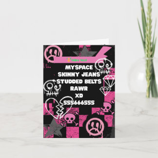 Carte Anniversaire d'Emo