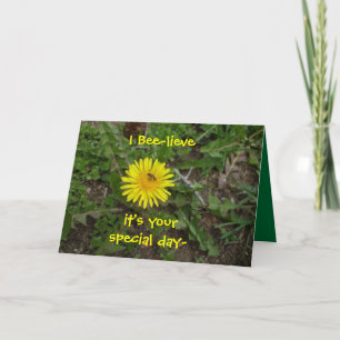 Carte Anniversaire Des Abeilles Pour Tous