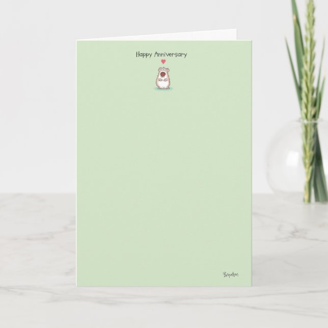Carte Anniversaire des PETITES OURS (Devant)