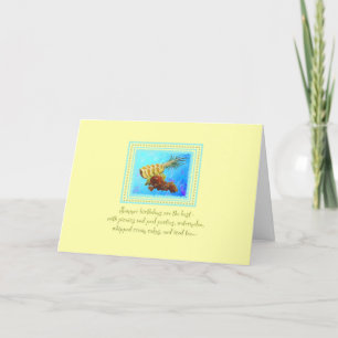 Carte Anniversaire d'été de l'ananas et des fruits