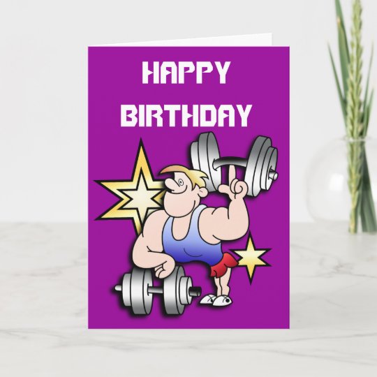 Carte Anniversaire D Homme Fort Zazzle Ca