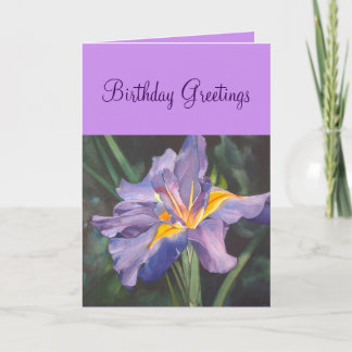Carte Anniversaire d'Iris