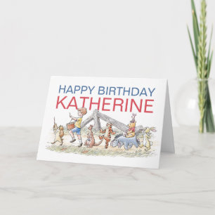 Carte Anniversaire Disney Winnie l'ourson