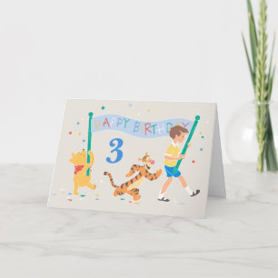 Carte Anniversaire Disney Winnie l'ourson