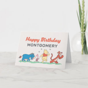 Carte Anniversaire Disney Winnie l'ourson