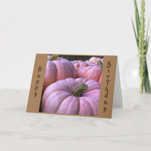 CARTE **ANNIVERSAIRE D'OCTOBRE** REMERCIEMENTS POUR "VOU