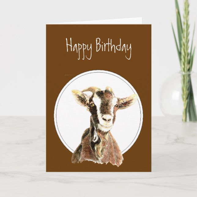 Carte Anniversaire drôle, Au-dessus de la colline, Vieux (Devant)