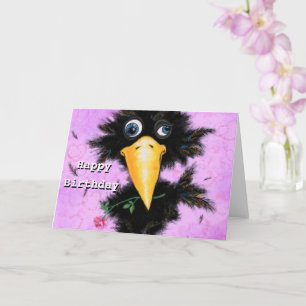 Carte Anniversaire Drôle Dans Love Crow