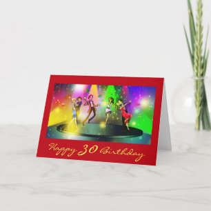 Carte Anniversaire drôle de 30 ans, Soirée dansante, Dan