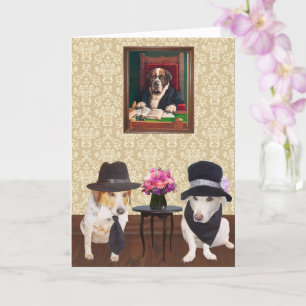 Carte Anniversaire drôle de chien de Fun Couple