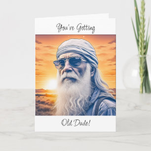 Carte Anniversaire drôle de la vieillesse Humour